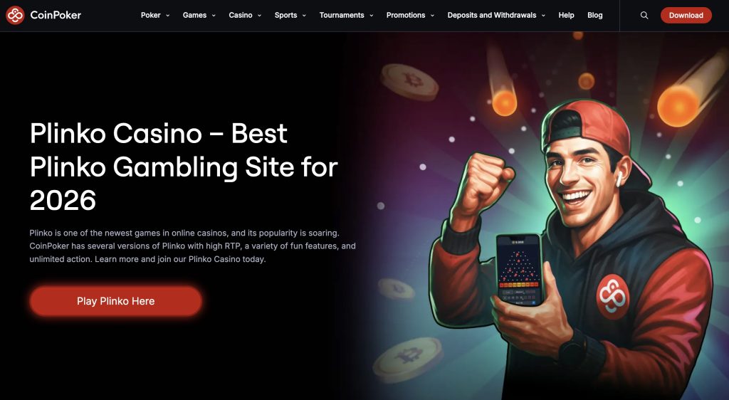 CoinPoker Credit Card Plinko Casino